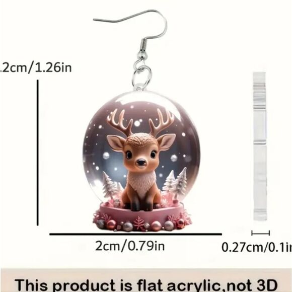 Hand Crafted Festive dangle earrings - Picture 6 of 7